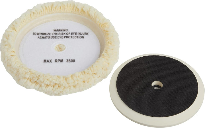 DEWALT Woll-Polierpad und Stützpad, 17,8 cm (DW4985CL), 1