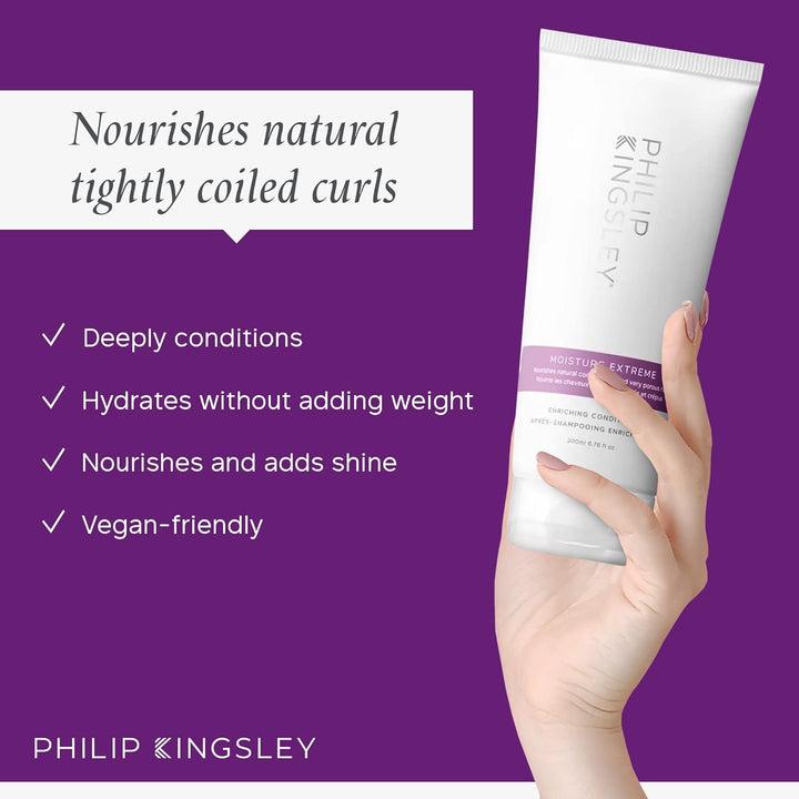 Philip Kingsley | Feuchtigkeit Extrem bereichernder Conditioner | Für lockiges, trockenes, strapazie