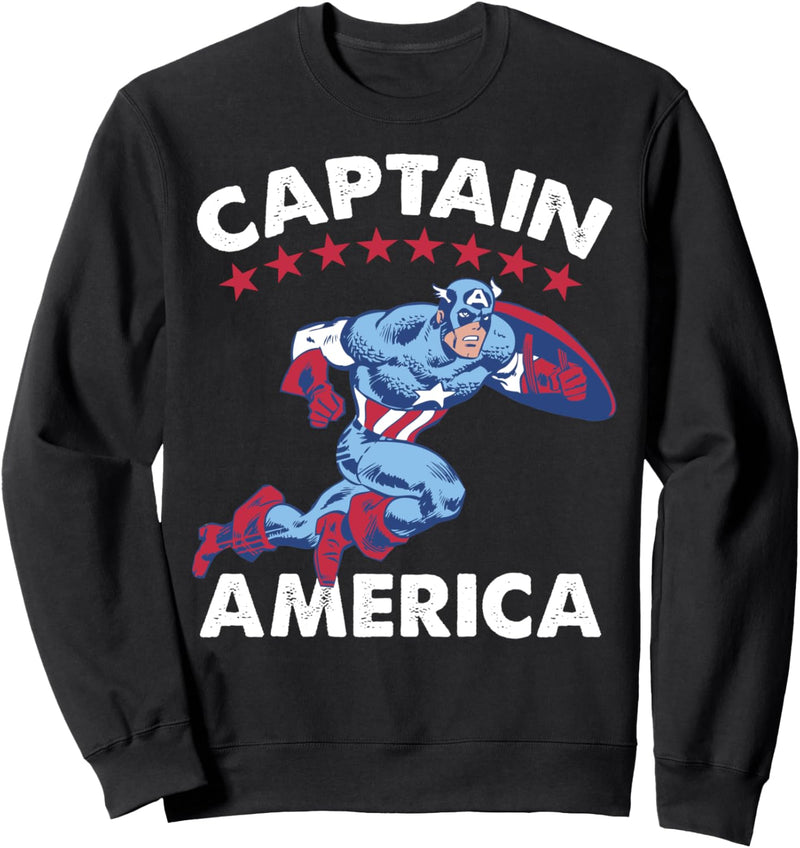 Marvel Captain America Action Pose Sweatshirt