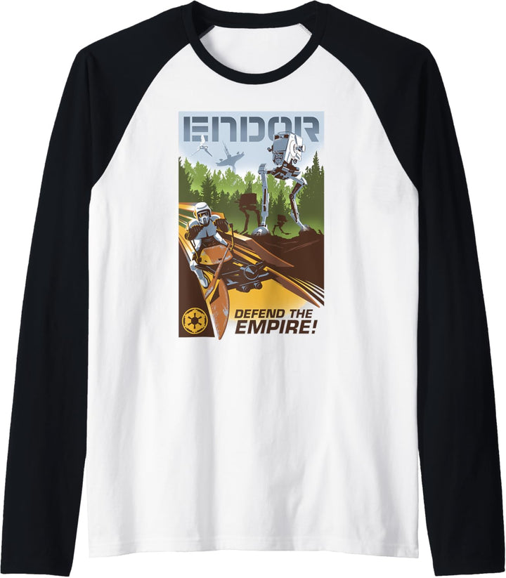 Star Wars Endor Defend The Empire Collage Poster Raglan