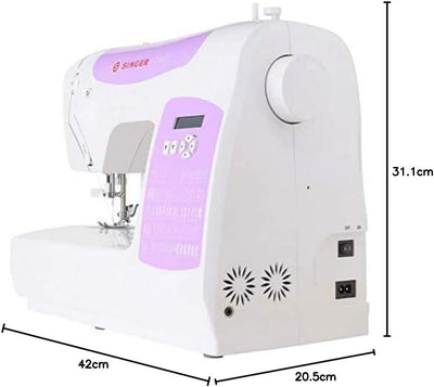 SINGER C5205-PR sewing machine Automatic sewing machine Electric Weiss, Violett, Weiss, Violett