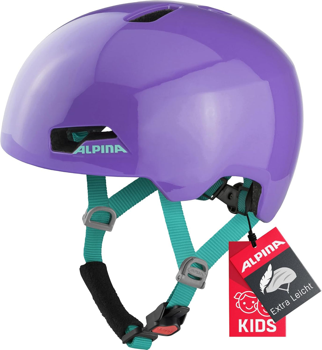 ALPINA HACKNEY - Leichter, Bruchfester & Optimal Klimatisierter Fahrradhelm Mit Nachrüstbarem LED Fü