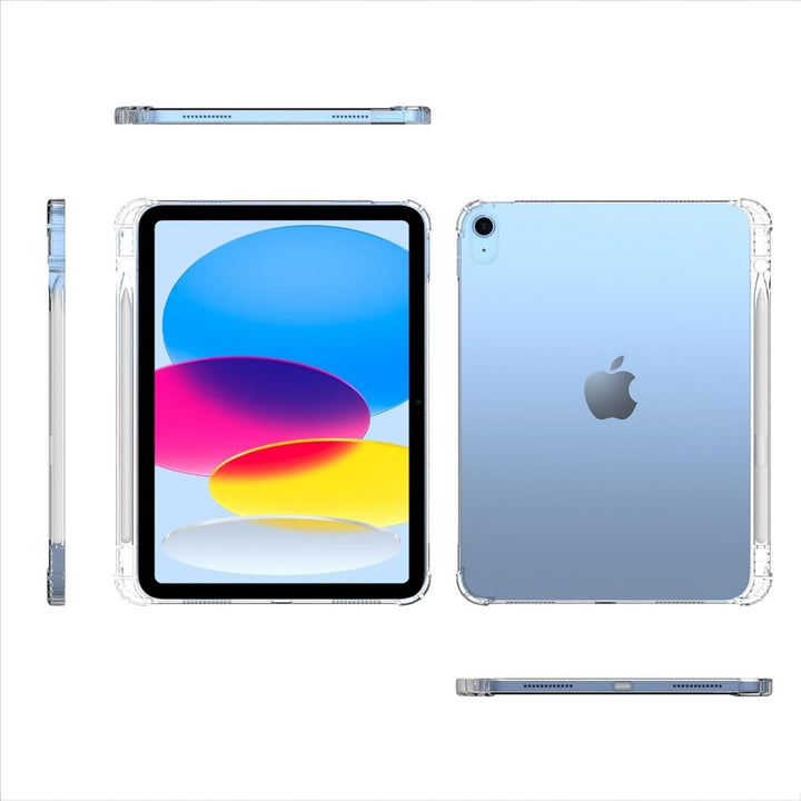 GIOPUEY Hülle für iPad Air 11 Inch M3 2025, Case Mit Stiftschlitz,Weiche TPU Rückenschale, Dünne Abd