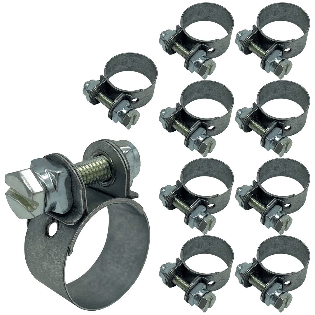 10x Schlauchschelle für Bremsschlauch 11x3,5 18mm Ø Schelle 12mm breit Druckluft LKW Anhänger Auflie