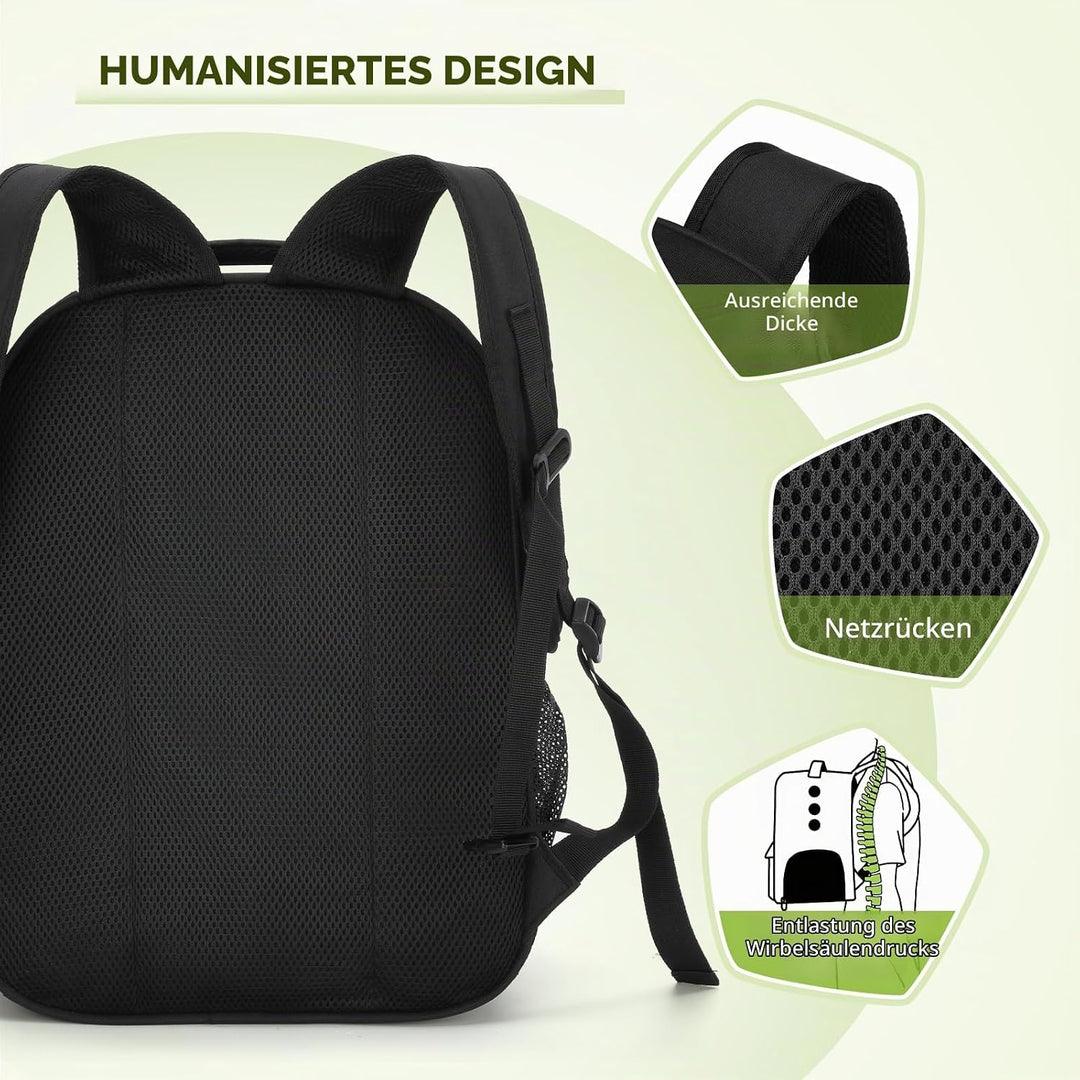 pecute Haustier Rucksack 6kg, Tragbare und Faltbare Katzentasche, Atmungsaktive und Leichte Hundetas