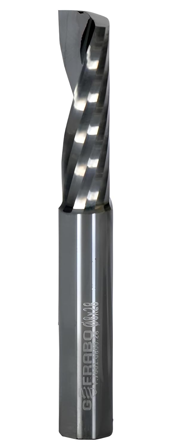 VHM Alufräser, Einzahnfräser Z=1, poliert, Ø 1-12 mm langer Einschneider, Fräser, Schaftfräser (1,0