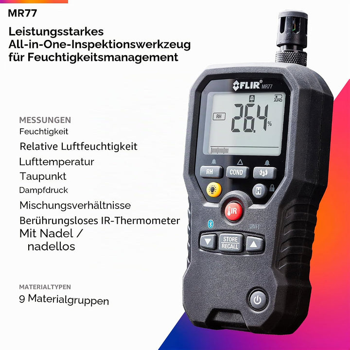 FLIR MR77 Pinless Moisture Meter, MR77
