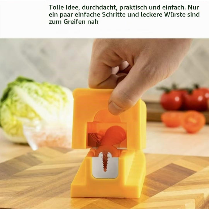 Hot Dog Slicing Tool - Edelstahl Criss-Cross Hot Dog Slicer für perfekte Schnitte - Ideal zum Grille