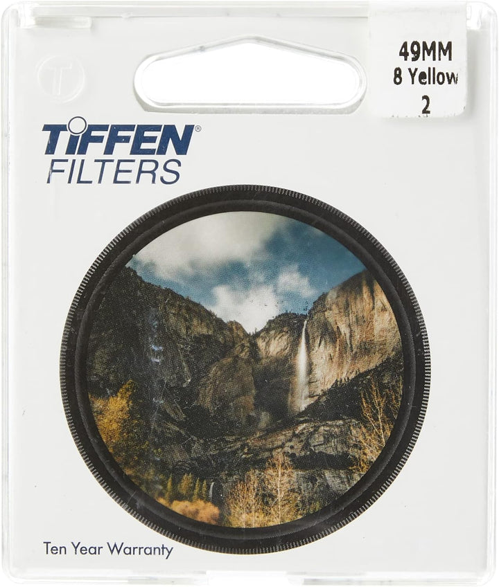 Tiffen Filter 49MM 8 YELLOW 2 FILTER, 49mm