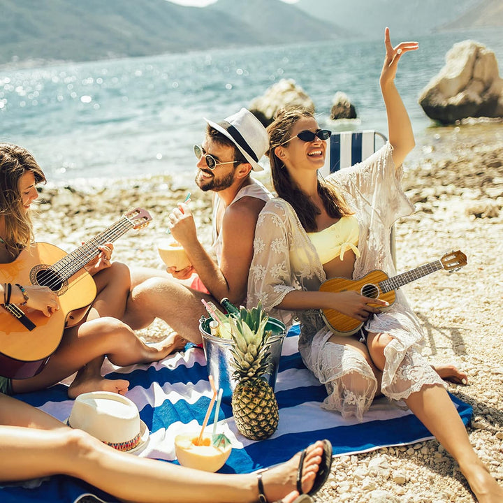 Konzert-Ukulele 23 Zoll Hochglanz Sapele Hawaii Ukulelen für Erwachsene Anfänger mit Gigbag Saiten 2