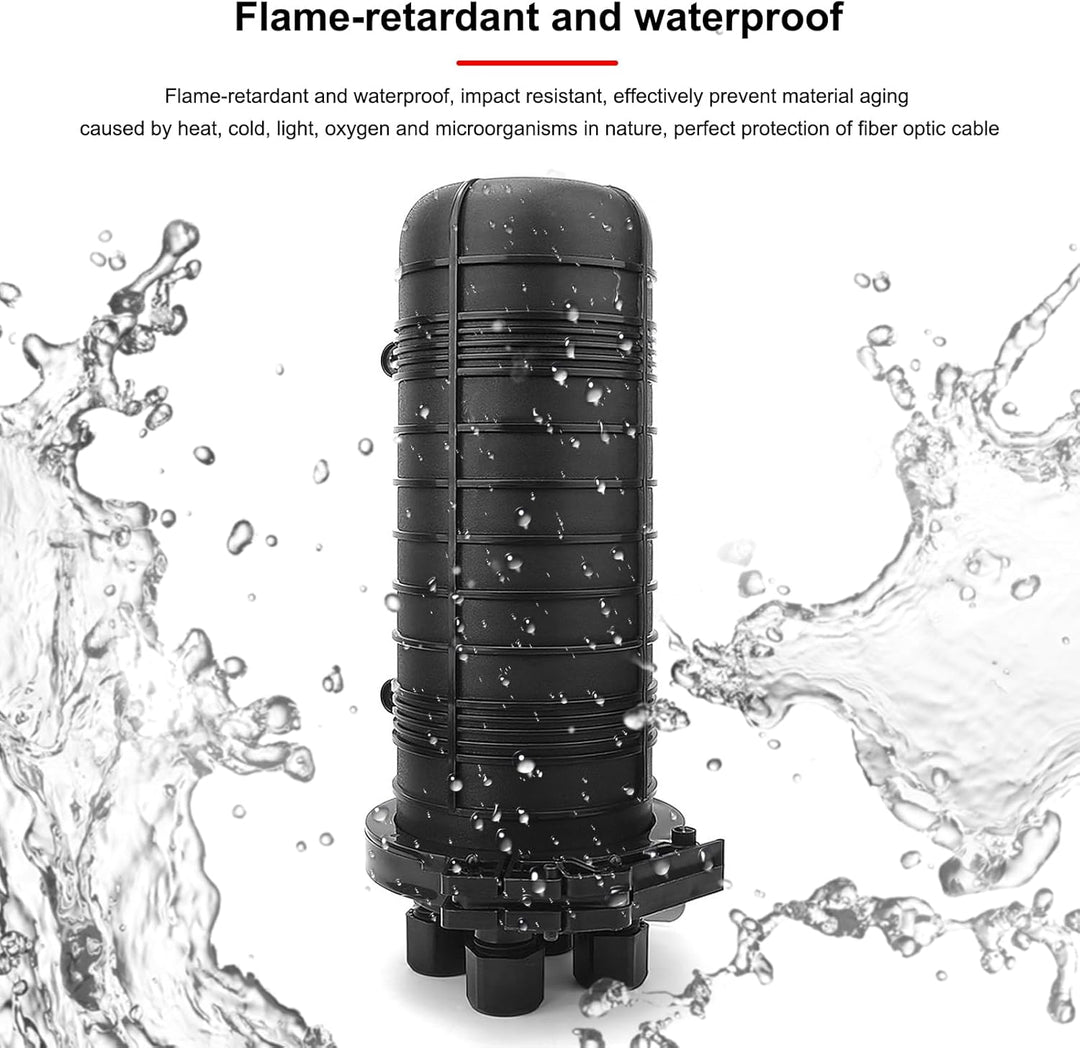 LWL-Spleissgehäuse, LWL-Spleissgehäuse IP68 Wasserdichte vertikale Kappe LWL-Anschlussbox(96 Core)