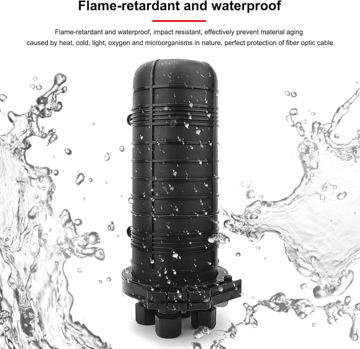 LWL-Spleissgehäuse, LWL-Spleissgehäuse IP68 Wasserdichte vertikale Kappe LWL-Anschlussbox(96 Core)