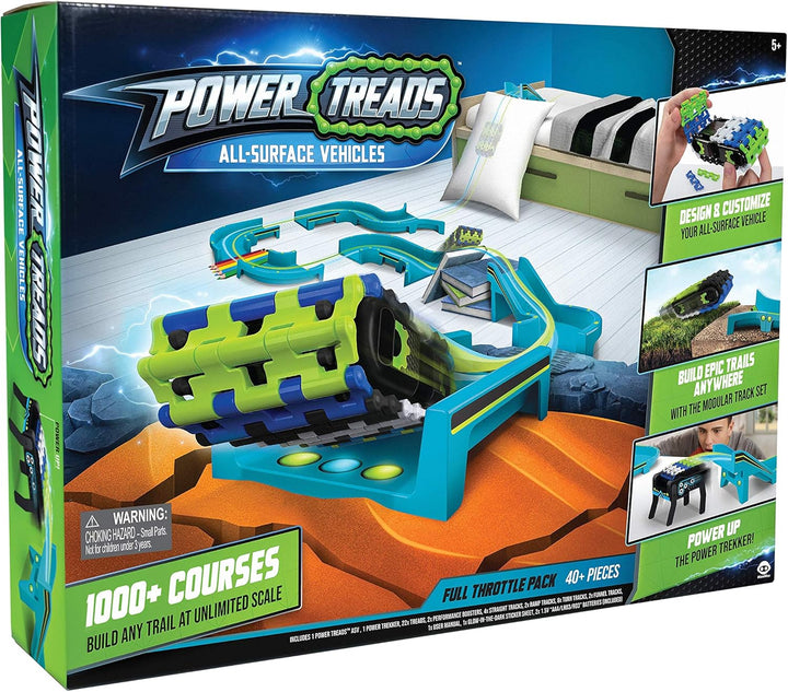 WowWee Pista de Velocidad TRE RS421106 único Redstring Power Treads Speed Track, Farbig