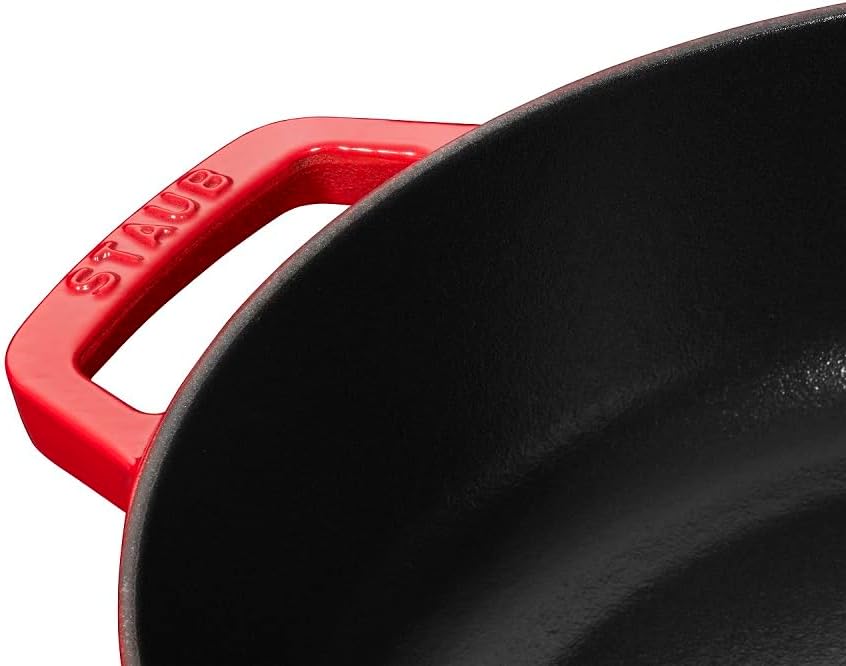 STAUB Gusseisen Bräter, Chistera Tropfenstruktur im Deckel, Rund 28 cm, 3,7 L, Für alle Herdarten ge