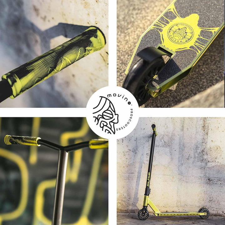 Movino Stunt Scooter Profi Roller für Erwachsene & Jugendliche mit ABEC 9 Kugellagern Kickscooter mi