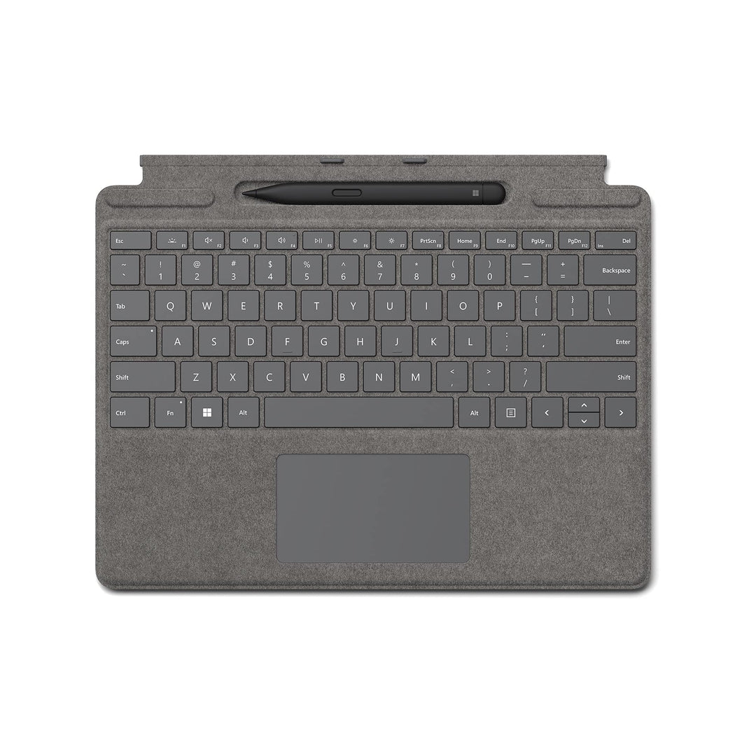 Microsoft Surface Pro 8/X Cover Alcantara + Pen - Platinum Platinum Keyboard + Pen, Platinum Keyboar