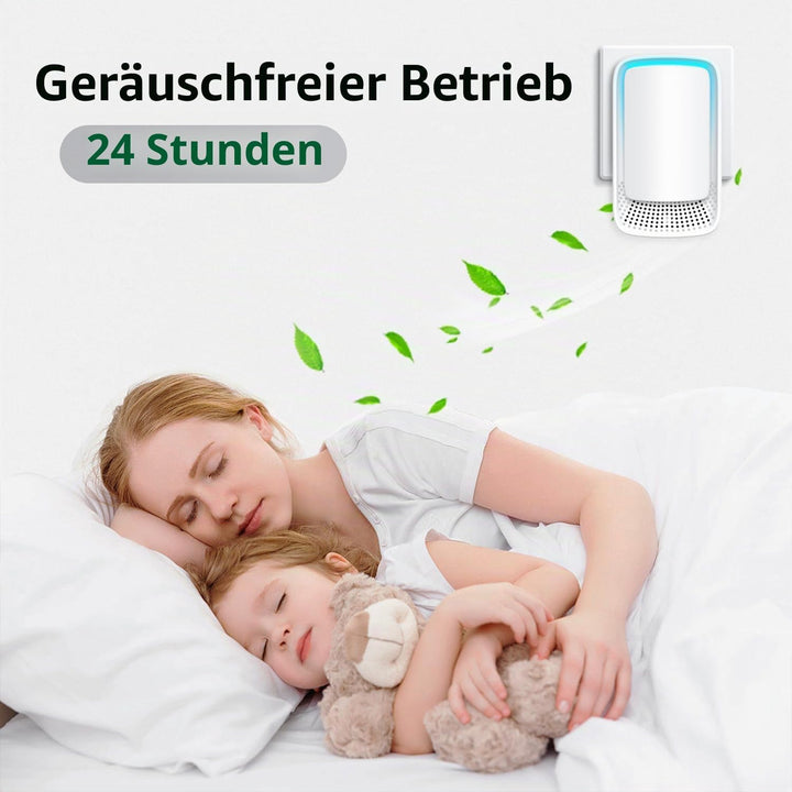 Luftreiniger, Dayear Plug In Air Purifier Negativ Ionen Luftreiniger für Büro/Zimmer/Badezimmer/Haus