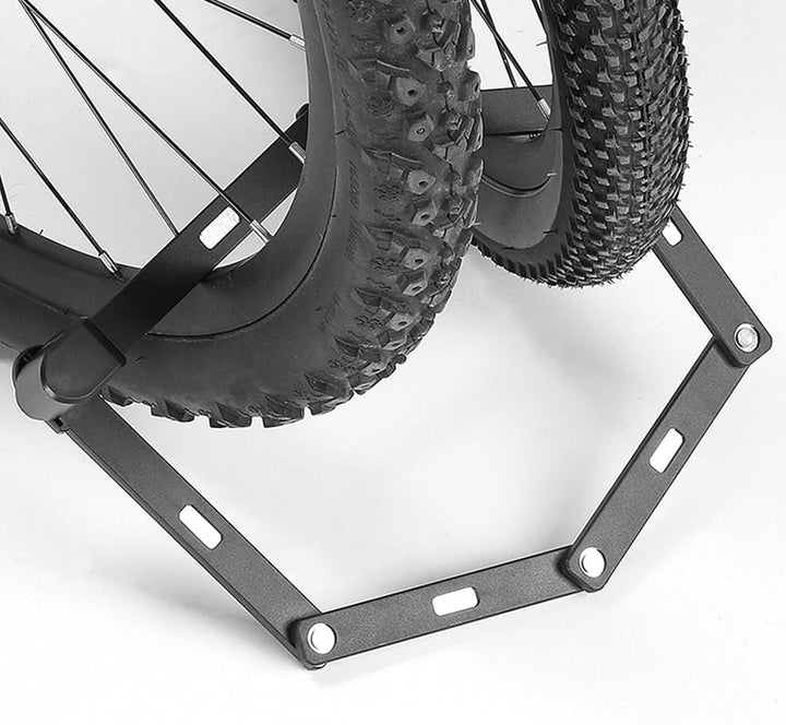 Faltbares Fahrradschloss, Diebstahlschutz, Sicherheits-Kettenschloss mit Halterung für Fahrräder, Mo