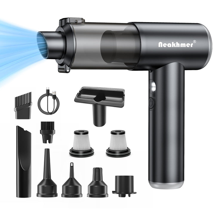 Neakhmer N9-Pro Tragbarer Kabelloser Handstaubsauger: 4-in-1 Akku Staubsauger Auto mit Bürstenlosem