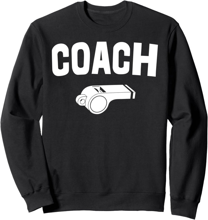 Coach Whistle Lustiges Sport-Coaching Sweatshirt