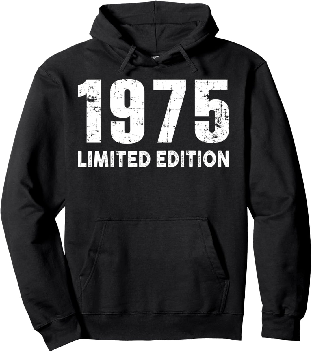 Limitierte Auflage und geboren im Jahr 1975 Pullover Hoodie
