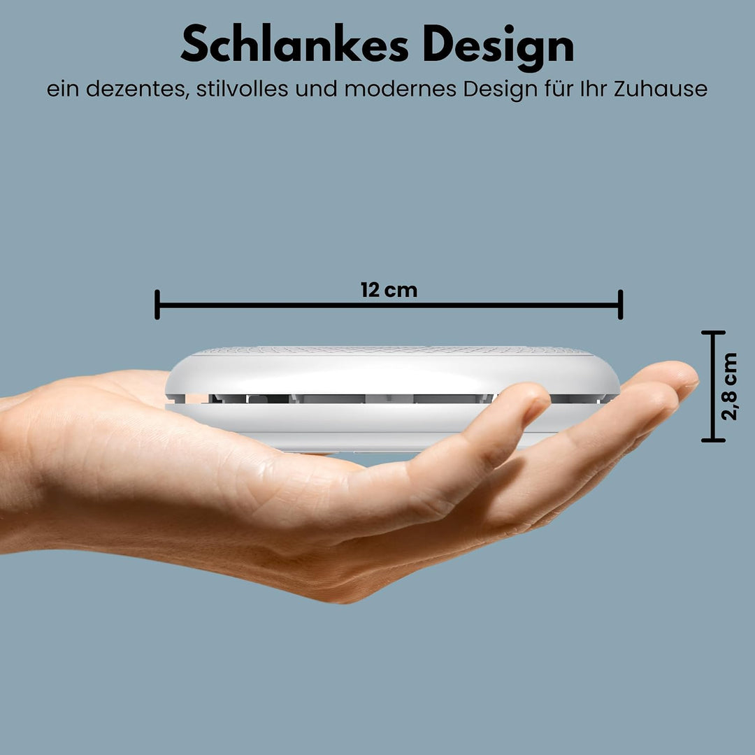Aroha Smart Connect Rauchmelder &amp; Kohlenmonoxid Melder WLAN - 10 Jahre Batterie - Kombination CO Mel
