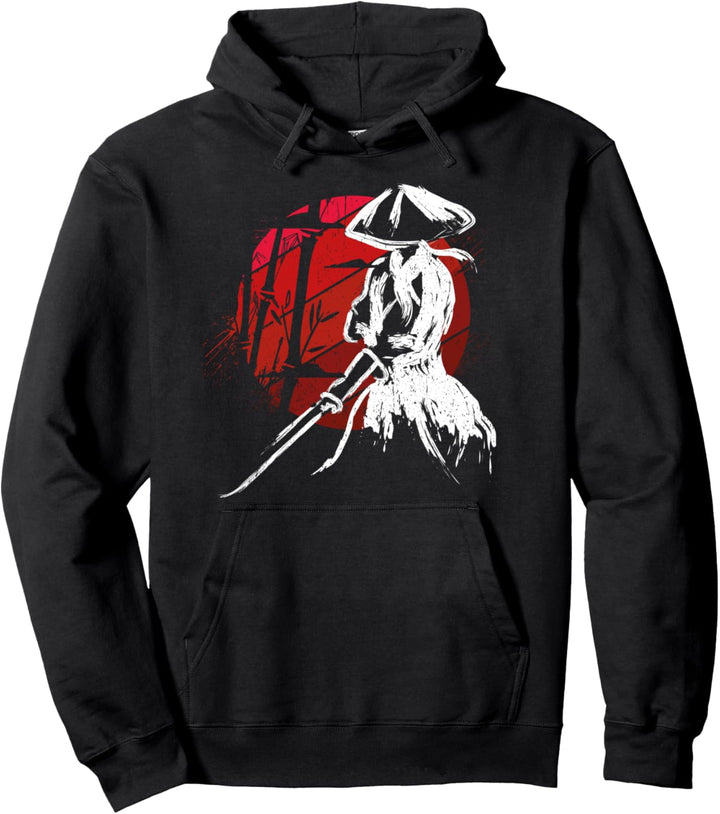 Samurai Design für Herren & Damen Geschenk Ronin Pullover Hoodie