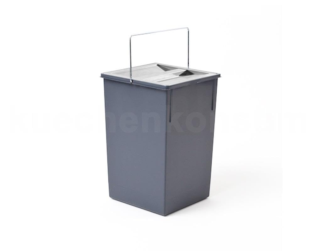 Hailo Inneneimer 1129949 | Abfalleimer 15 Liter mit Deckel | in den Massen 226 x 233 x 350 mm | Dunk