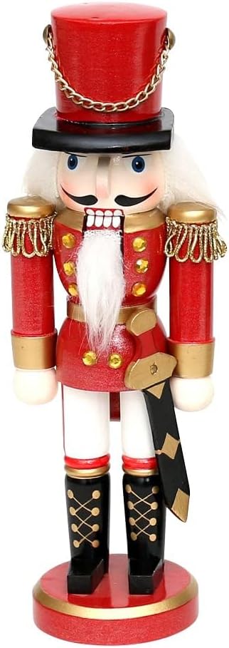 Dekohelden24 Nussknacker Soldat in rot klassisch, ca. 20 cm
