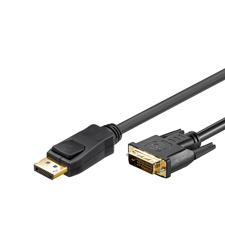 Goobay 51963 DisplayPort/DVI-D Adapterkabel, 1.2 5 Meter, 5 Meter