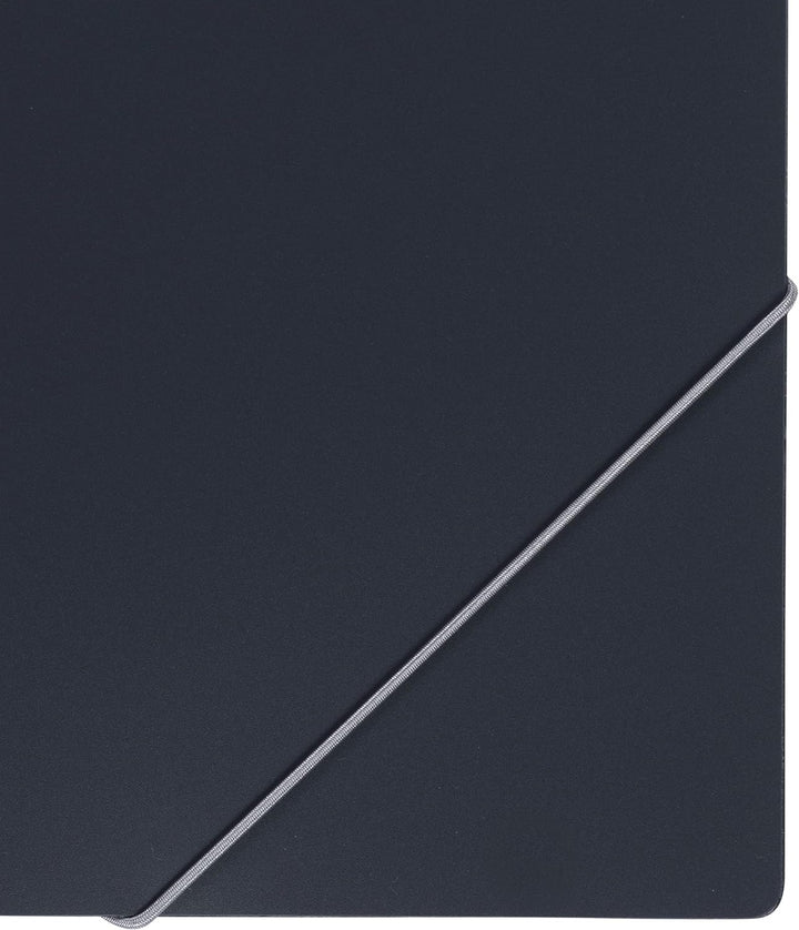Oxford Eckspanner-Mappe, aus PP-Kunststoff, anthrazit, 10er Pack anthrazit Eckspanner Kunststoff, an