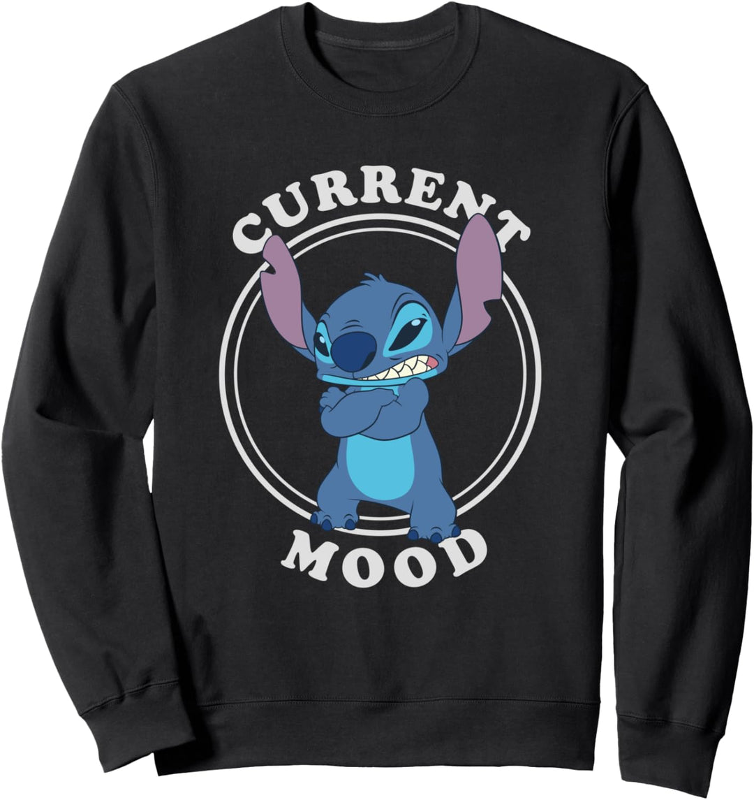 Disney Lilo and Stitch Angry Stitch Current Mood Sweatshirt