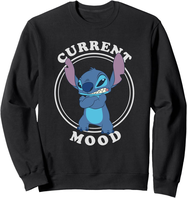 Disney Lilo and Stitch Angry Stitch Current Mood Sweatshirt