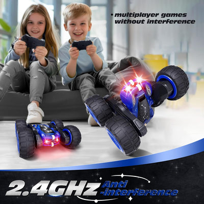 Tecnock 2024 Ferngesteuertes Auto mit 2.4 Ghz Fernbedienung 360°Flip Stunts Rc Auto Monstertruck mit