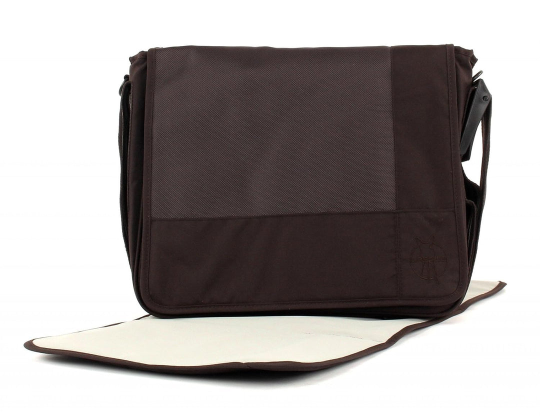 LÄSSIG Baby Wickeltasche Babytasche Stylische Umhängetasche inkl. Wickelzubehör/ Casual Messenger Ba
