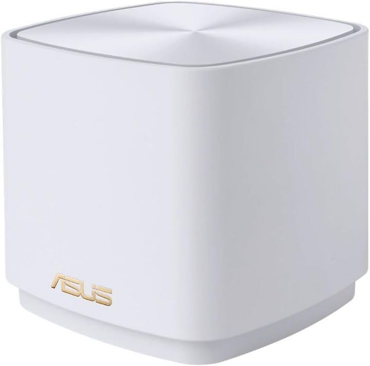 ASUS Ai Mesh AX-WLAN System ZenWiFi XD4 Weiss (2in1 Mesh Zugangspunkte-Set, AX1800 WiFi 6, 2x Gigabi