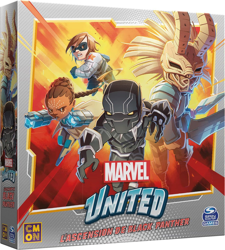 Asmodee Cmon Marvel United Expansion The Ascension of Black Panther - Brettspiele - Kartenspiele - K