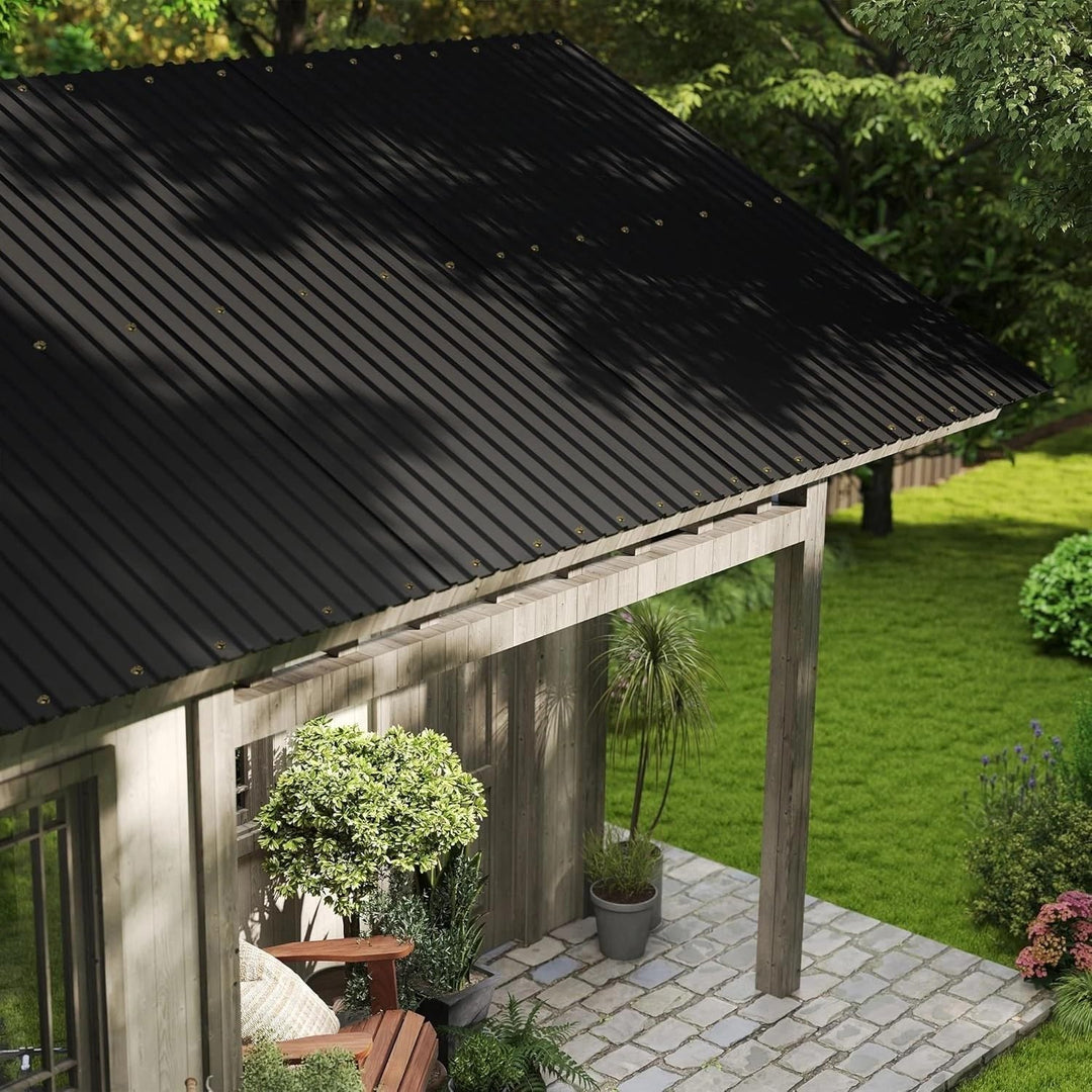 24x Trapezblech 115 x 46 cm = ca. 12,7 m² Verzinkt Rostresistent Wetterfest Profilblech Dachblech We