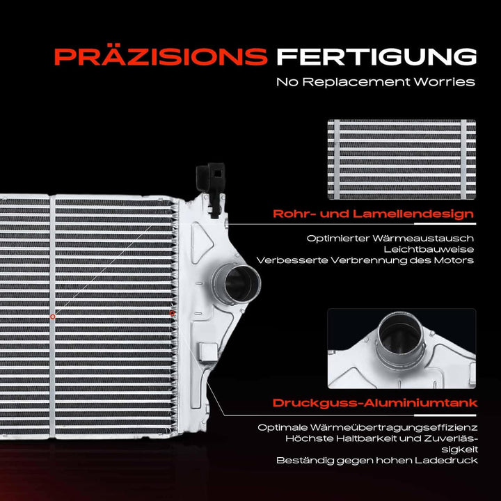 Frankberg Ladeluftkühler Turbokühler Kompatibel mit Espace IV JK0/1 2002-Heute Laguna II BG0/1 2001-