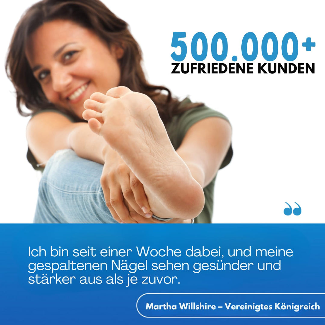 Imperial Feet Nagelhärter Ideales Zehennagelpflege-Set - Nagelpflegeprodukte für verfärbte, brüchige