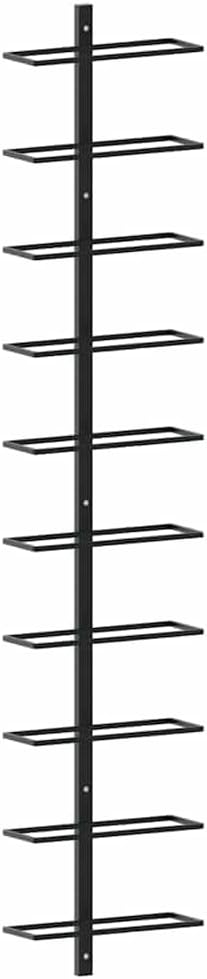 vidaXL Wand Weinregal für 10 Flaschen Flaschenregal Flaschenhalter Wandregal Hängeregal Flaschenstän