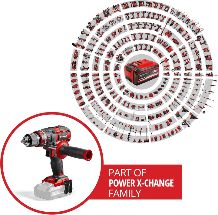 Einhell Professional Akku-Schlagbohrschrauber TP-CD 18/80 Li-i BL - Solo Power X-Change (18 V, Brush