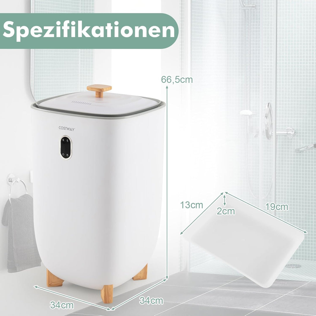 COSTWAY 35L grosser Handtuchwärmer, Handtuchtrockner für nasse Handtücher, Deckenwärmer elektrisch m