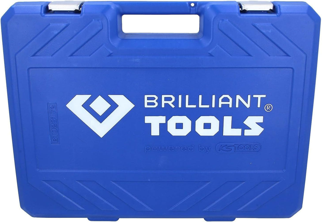 Brilliant Tools BT023172 Steckschlüssel-Satz, 172-tlg, 1/4", 3/8", 1/2" 172-tlg. 1/4"+ 3/8"+ 1/2", 1