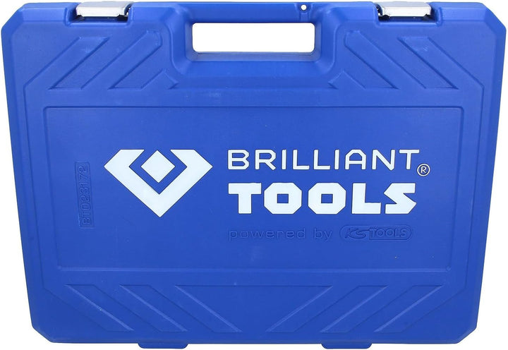 Brilliant Tools BT023172 Steckschlüssel-Satz, 172-tlg, 1/4", 3/8", 1/2" 172-tlg. 1/4"+ 3/8"+ 1/2", 1