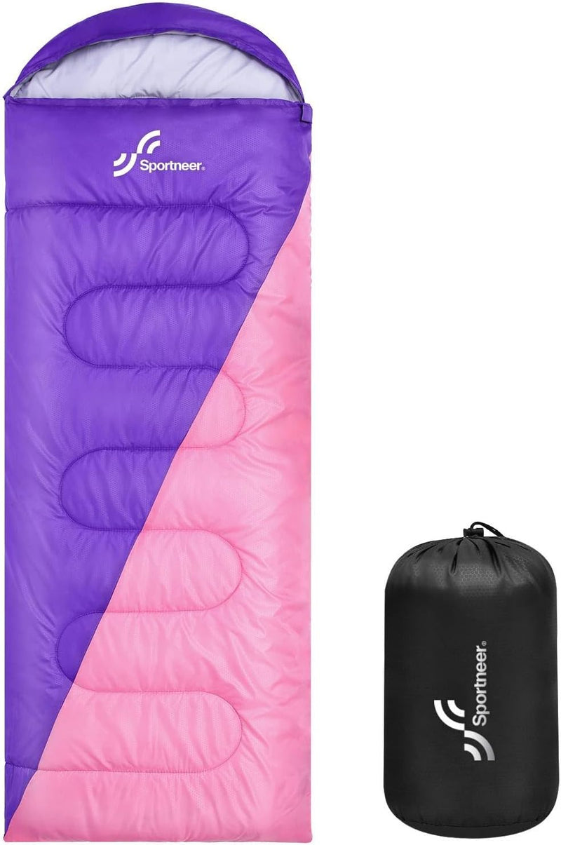 Schlafsack für 3-4 Jahreszeiten: Sportneer Schlafsack Winter Outdoor Sleeping Bag Tragbar Ultraleich