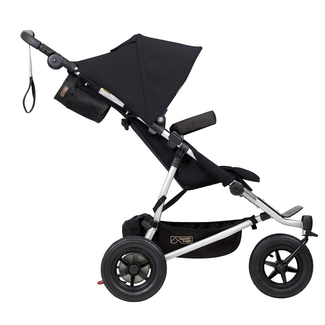 Mountain Buggy Doppelkinderwagen Side-by-Side mit 4 Rollen schwarz, schwarz