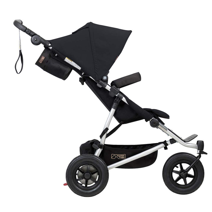 Mountain Buggy Doppelkinderwagen Side-by-Side mit 4 Rollen schwarz, schwarz