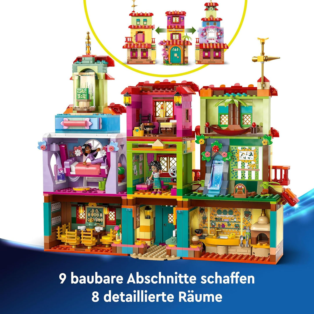 Lego ǀ Disney Encanto Das magische Haus der Madrigals, Puppenhaus für Kinder mit der Spielfigur Mira