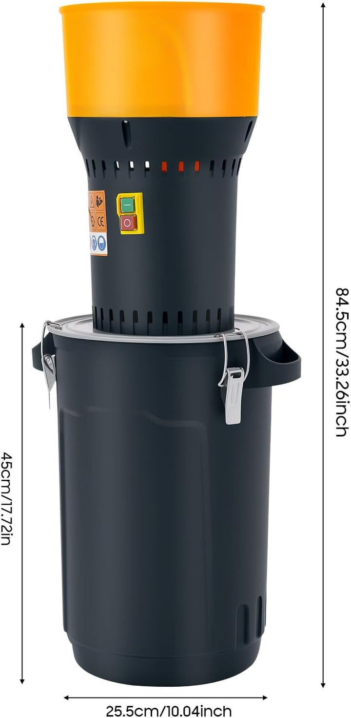 25L Elektrische Getreidemühle 1000W 220V Mühle Hochleistungsmühle mit 5 Sieben Getreide Maschine für